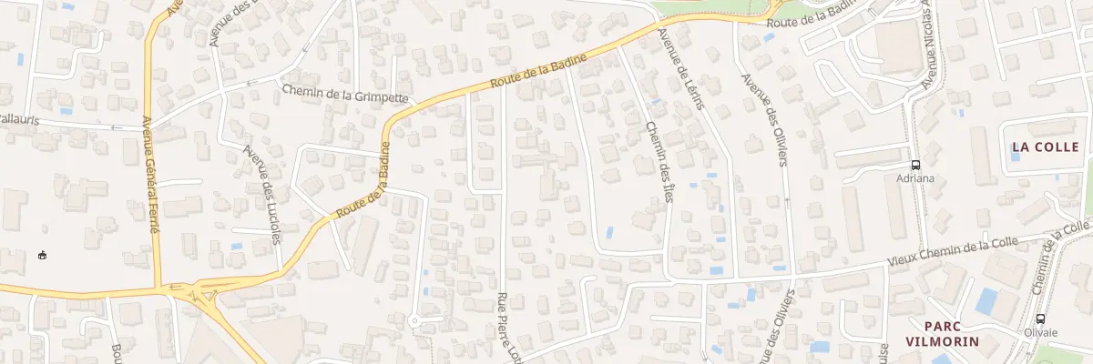 Plan du 46 Rue Pierre Loti à Antibes