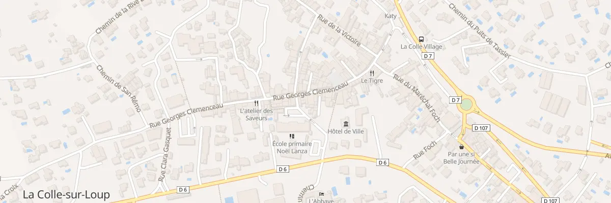 Plan du 33 Rue Georges Clemenceau à La Colle-sur-Loup
