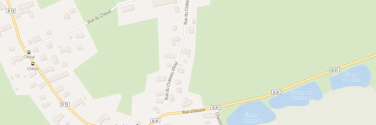 Plan du 8 Rue du Château d’Eau à Lepuix-Neuf