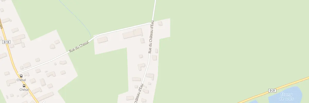 Plan du 14 Rue du Château d’Eau à Lepuix-Neuf