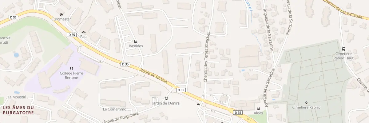 Plan du 324 Rte de Grasse à Antibes