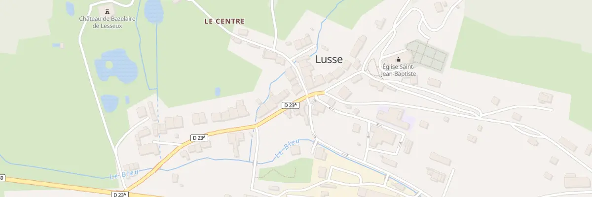Plan du 39 Le Centre à Lusse