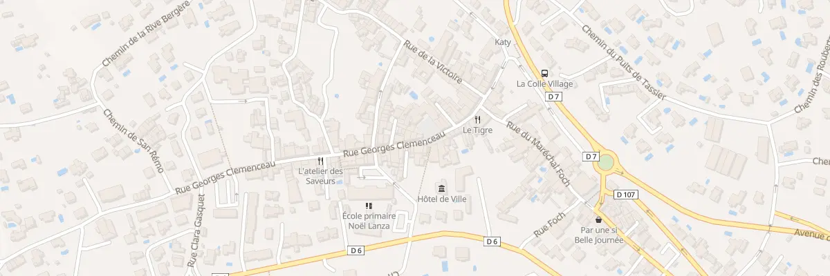 Plan du 22 Rue Georges Clemenceau à La Colle-sur-Loup