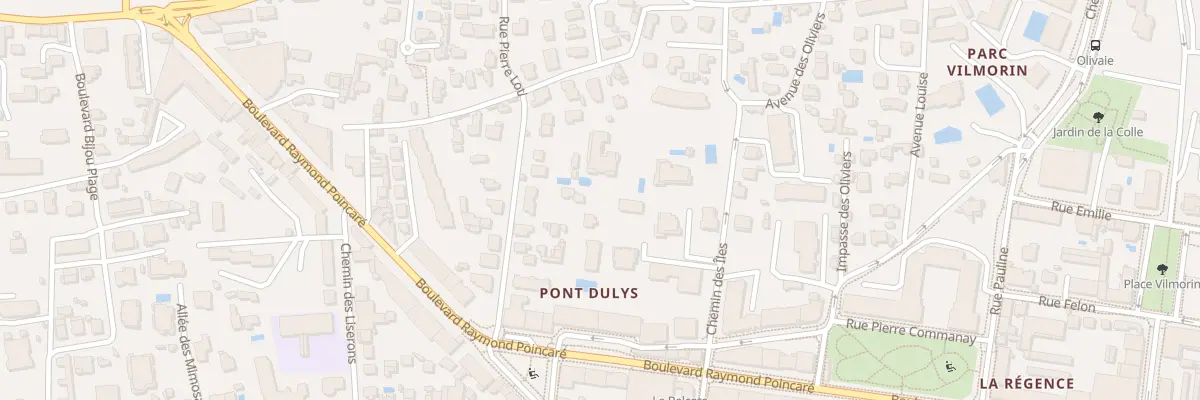 Plan du 16 Rue Pierre Loti à Antibes