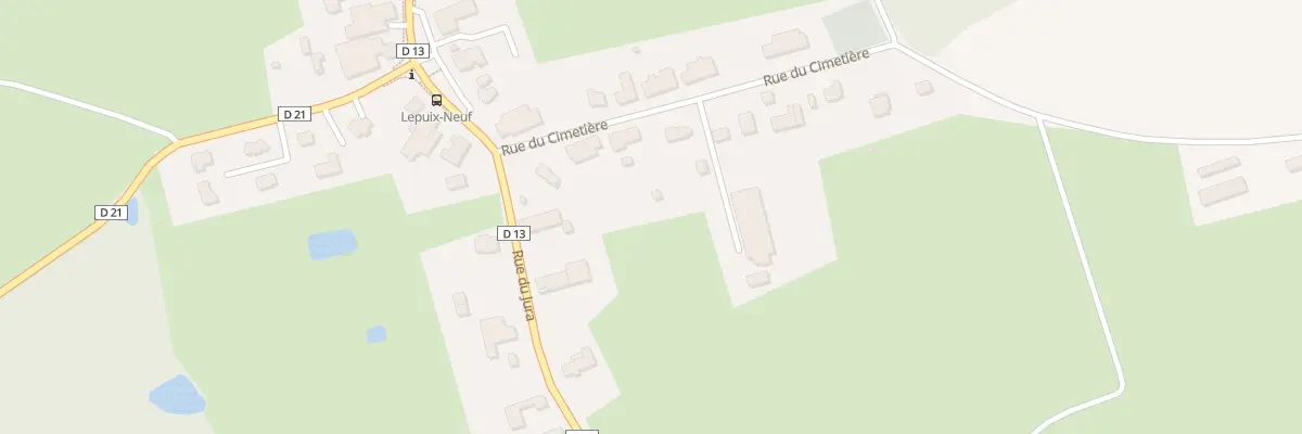 Plan du 6 Rue du Cimetière à Lepuix-Neuf