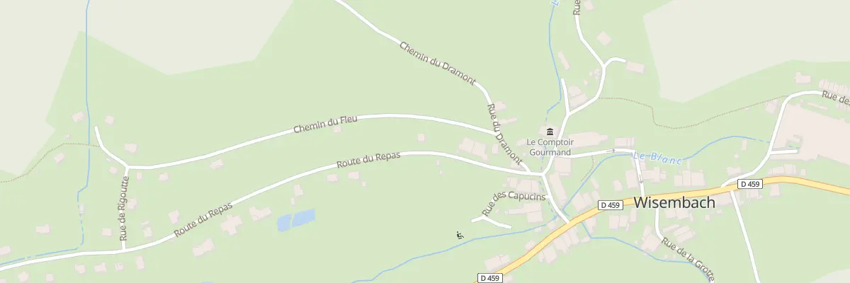 Plan du 6 Rte du Repas à Wisembach