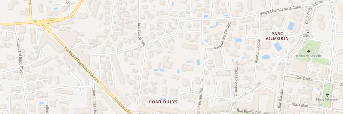 Plan du 26 Rue Pierre Loti à Antibes