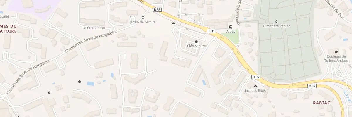Plan du 275 Rte de Grasse à Antibes