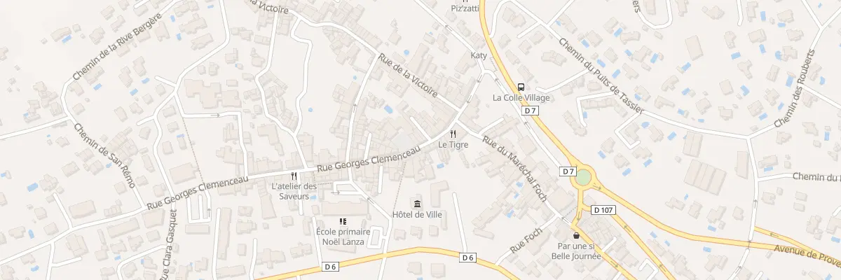 Plan du 18 Rue Georges Clemenceau à La Colle-sur-Loup