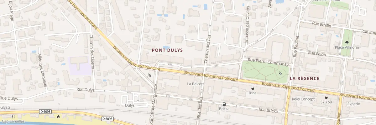 Plan du 88 Che de la Colle à Antibes