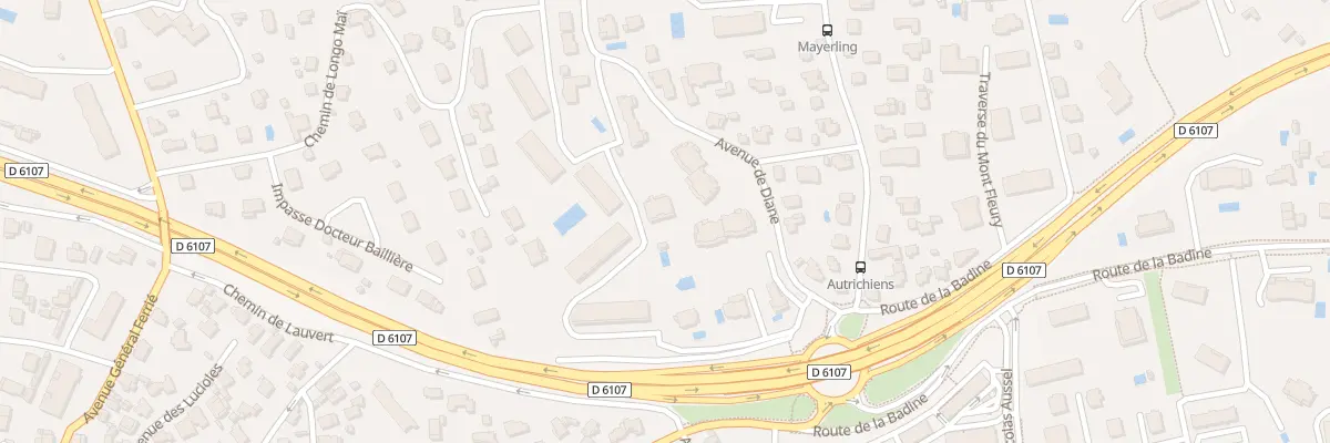 Plan du 3B Av de Diane à Antibes