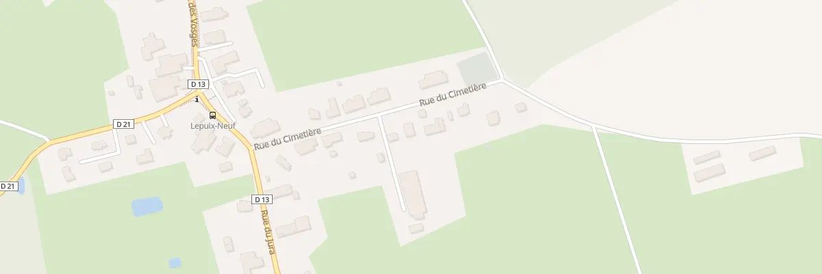 Plan du 12 Rue du Cimetière à Lepuix-Neuf