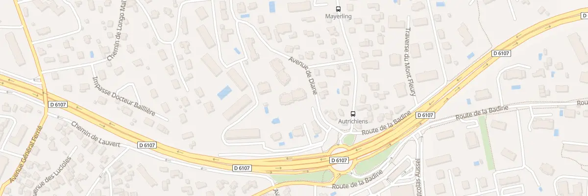 Plan du 52 Rte de la Badine à Antibes