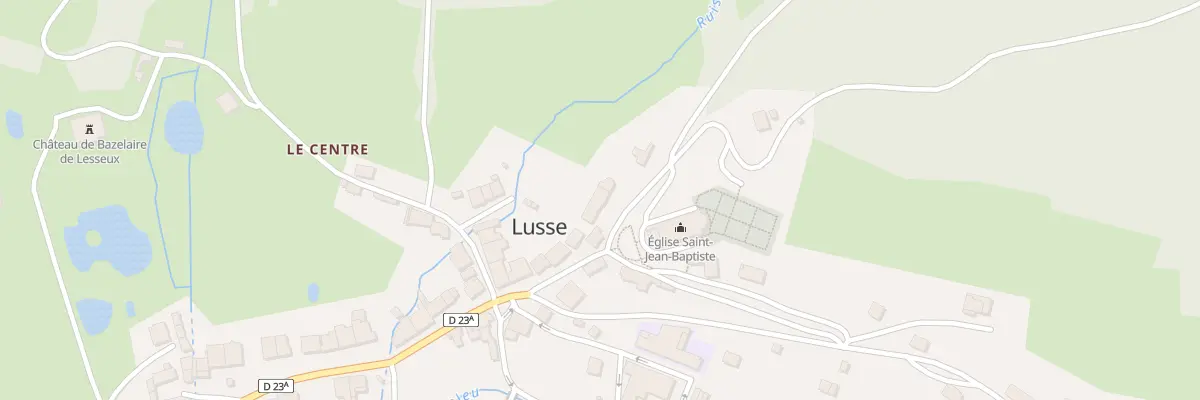 Plan du 62 Le Centre à Lusse