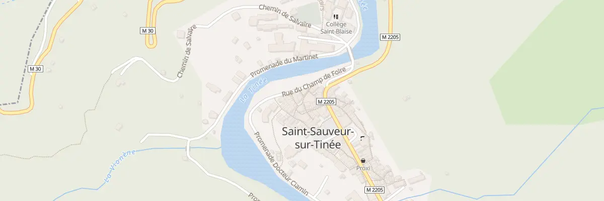 Plan du 3 Rue du Bastière à Saint-Sauveur-sur-Tinée