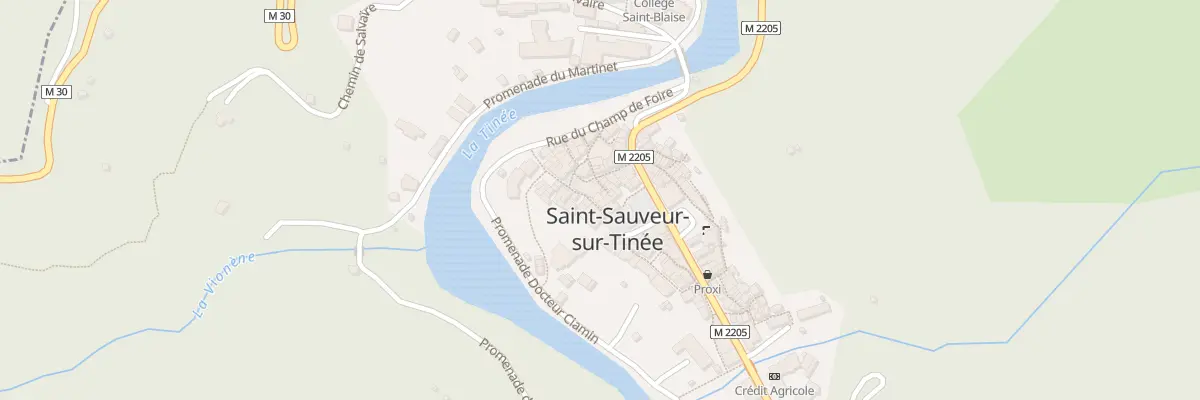 Plan du 4 Rue Blanqui à Saint-Sauveur-sur-Tinée