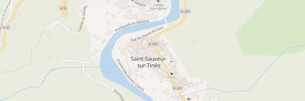 Plan du 23A Av des Blavets à Saint-Sauveur-sur-Tinée
