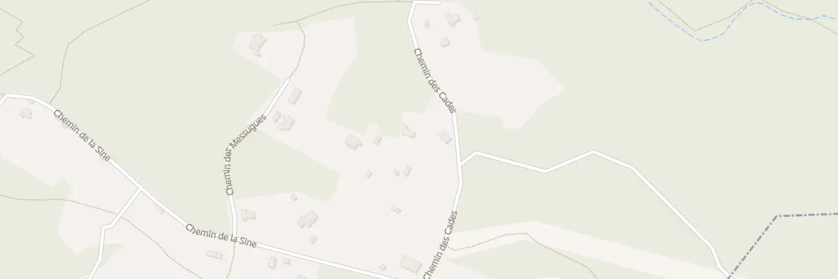 Plan du 203 Che des Cades à Vence