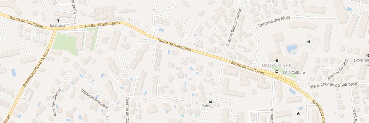 Plan du 329 Rte de Saint Jean à Antibes