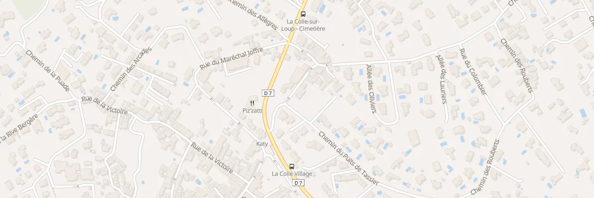 Plan du 96 Rue Mal de Lattre de Tassigny à La Colle-sur-Loup