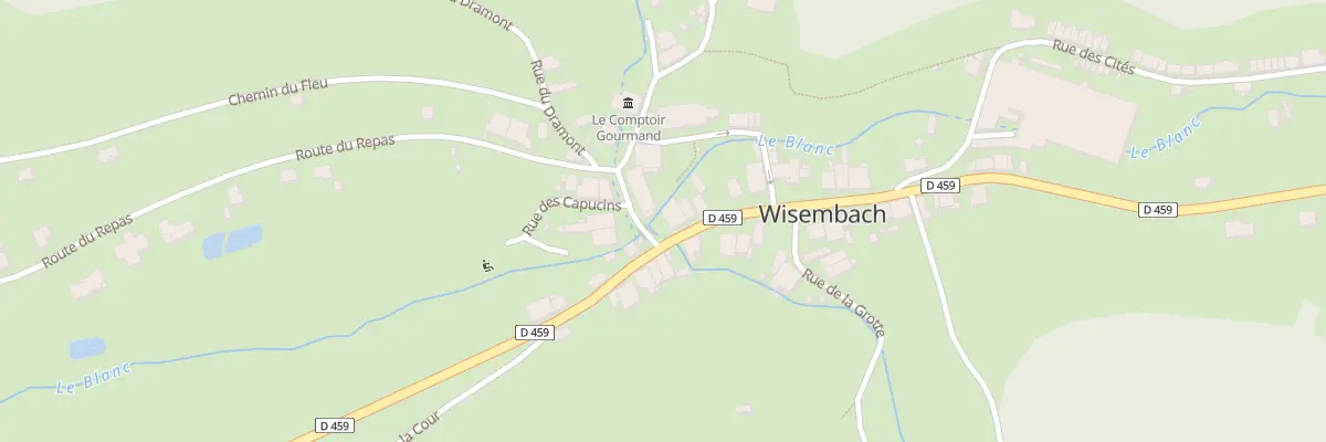 Plan du 7 Rue du 8 Mai 1945 à Wisembach