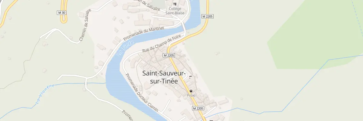 Plan du 2 Imp du Château à Saint-Sauveur-sur-Tinée