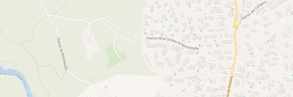 Plan du 1286X Che Carriere de Montmeuille à La Colle-sur-Loup