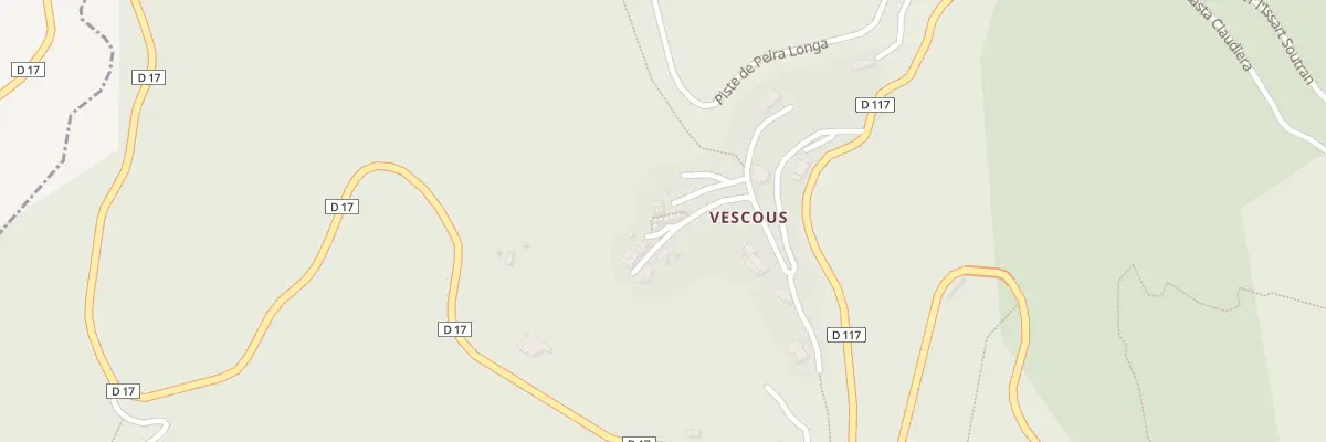 Plan du 5127 Hameau de Vescous à Toudon
