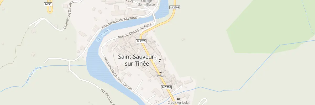 Plan du 1 Rue Nicode de Menthon à Saint-Sauveur-sur-Tinée