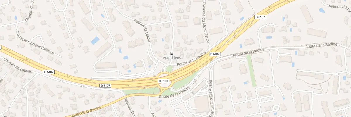 Plan du 48 Rte de la Badine à Antibes