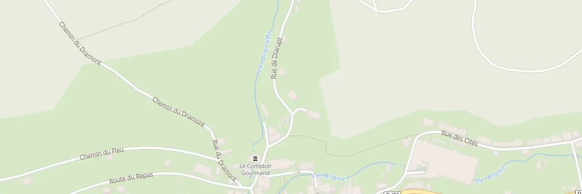 Plan du 2 Rue de Diarupt à Wisembach
