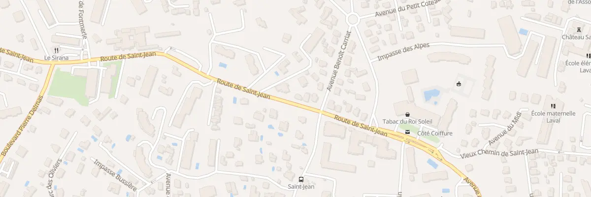 Plan du 284 Rte de Saint Jean à Antibes