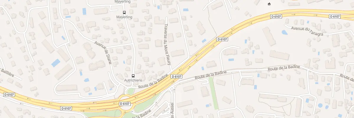 Plan du 34 Rte de la Badine à Antibes