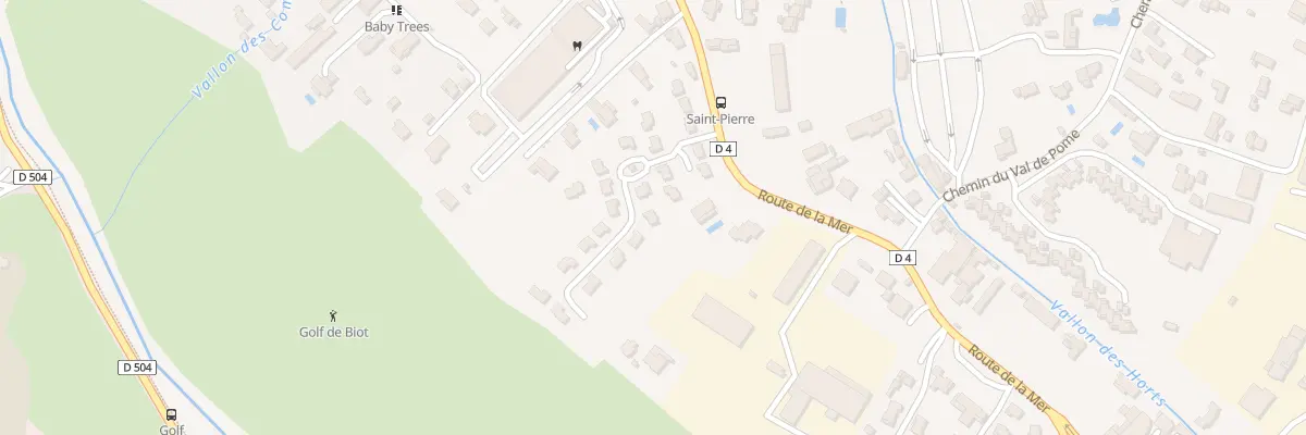 Plan du 1230 Rte de la Mer à Biot