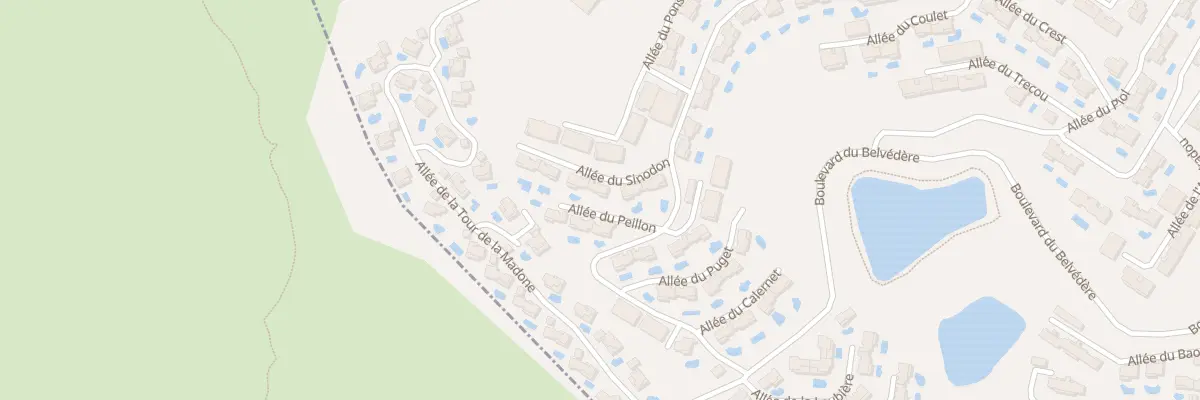 Plan du 3 All du Sinodon Vaugrenier à Villeneuve-Loubet