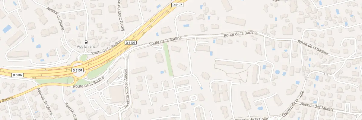 Plan du 49 Rte de la Badine à Antibes