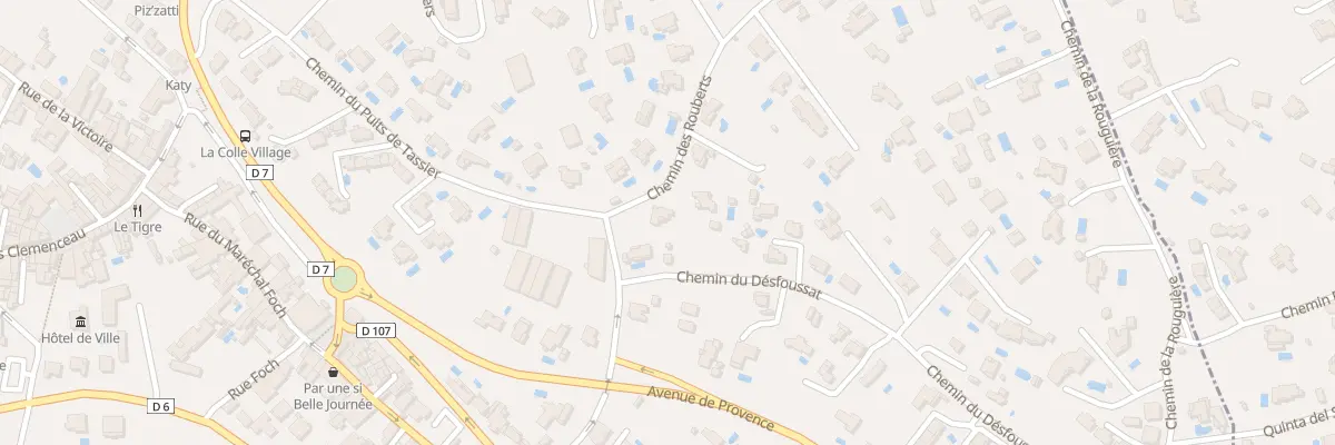 Plan du 347 Che des Rouberts à La Colle-sur-Loup