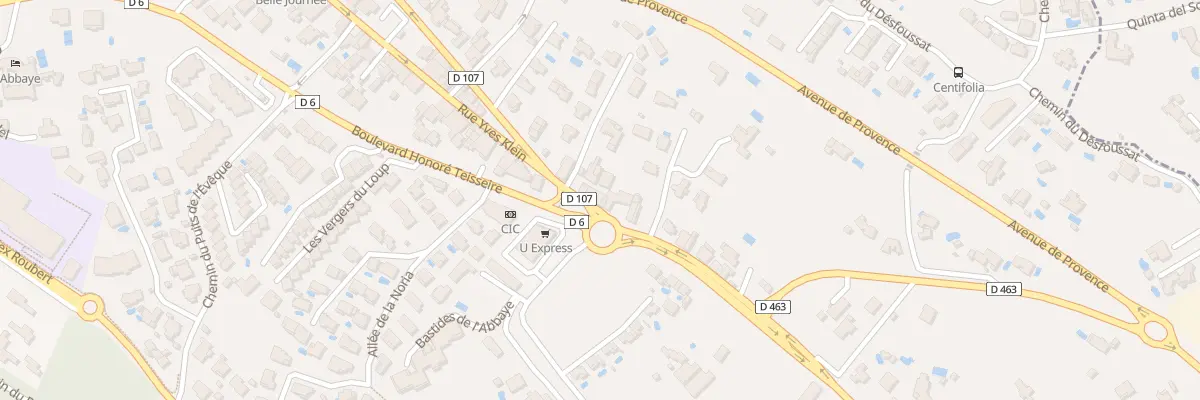 Plan du 97 Rte de Cagnes à La Colle-sur-Loup