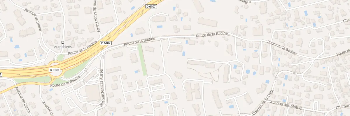 Plan du 45 Rte de la Badine à Antibes