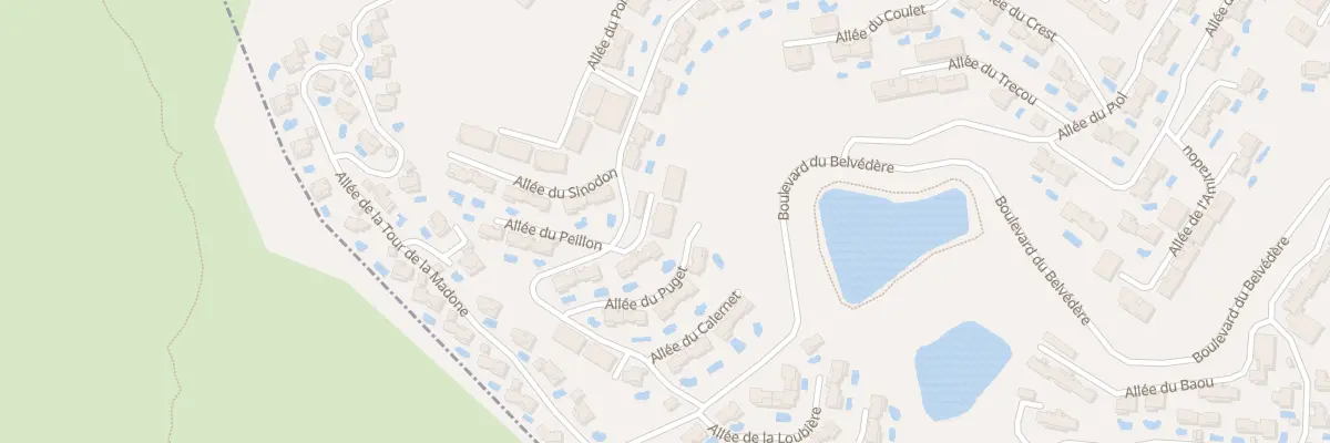 Plan du 3 All des Soulieres Vaugrenier à Villeneuve-Loubet
