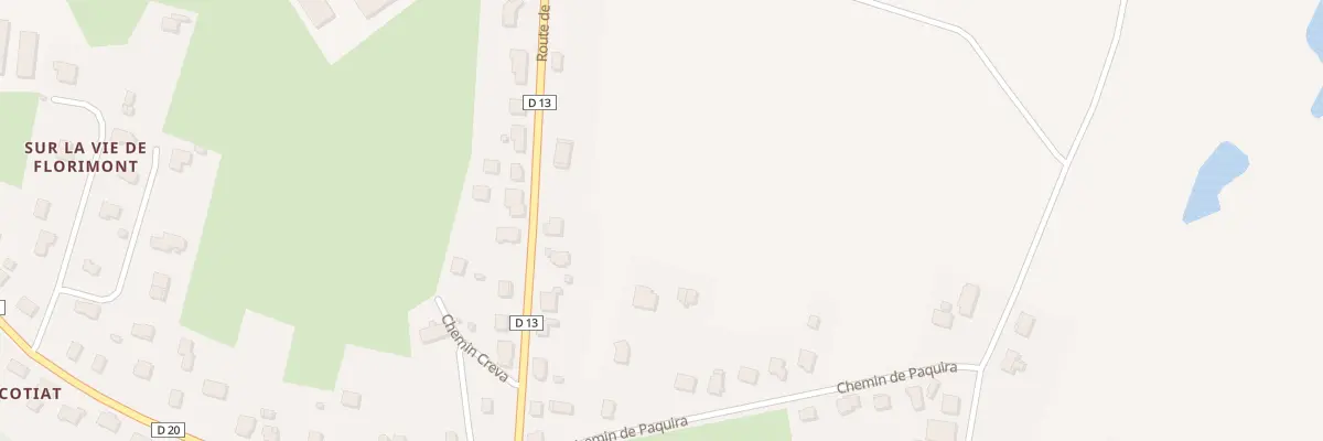 Plan du 7 Che du Paquira à Réchésy