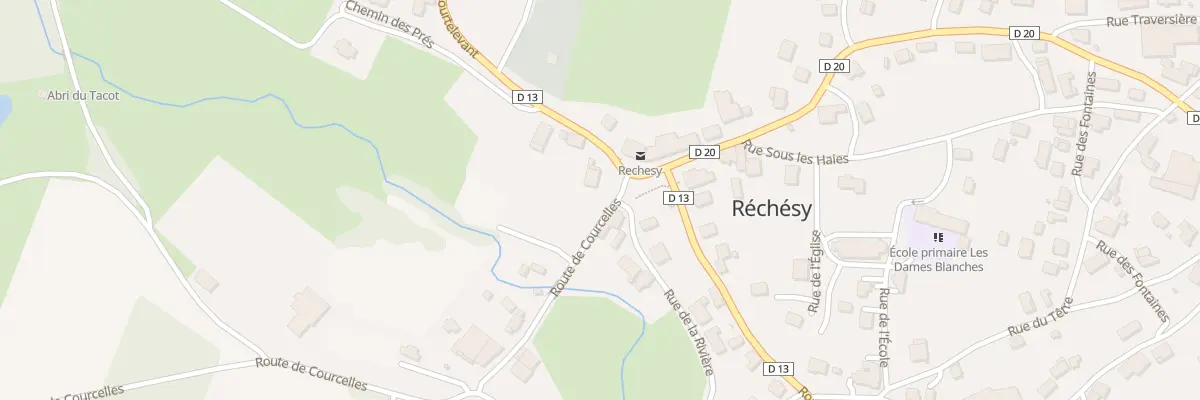 Plan du 11 Pl de la Mairie à Réchésy