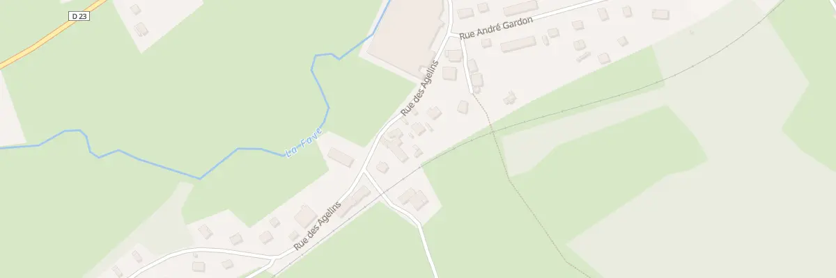 Plan du 9 Rue des Agelins à Provenchères-et-Colroy
