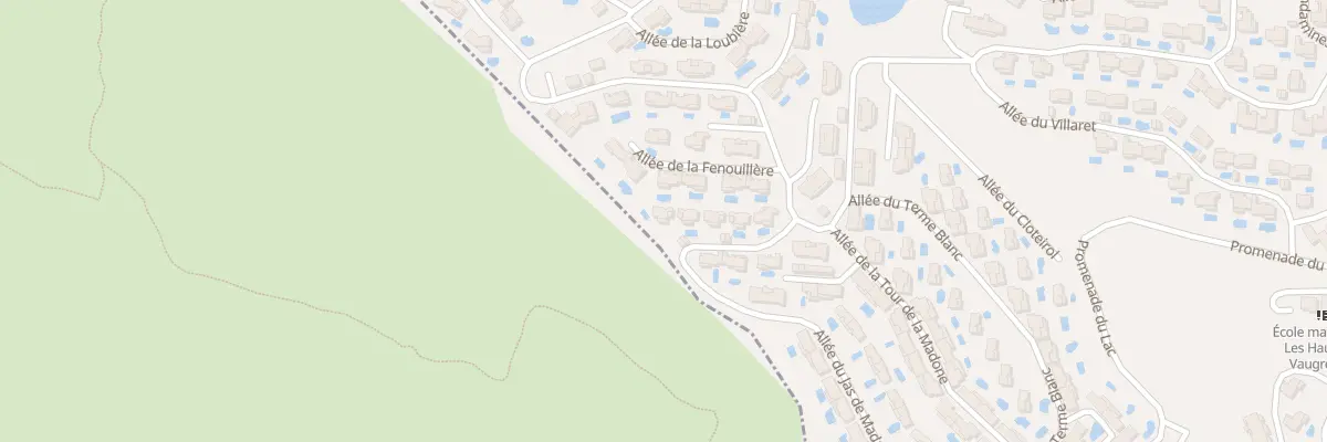 Plan du 7 All de la Boyere à Villeneuve-Loubet