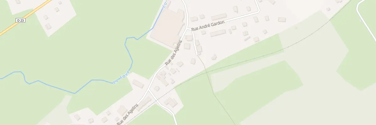 Plan du 4 Che de la Malgrange à Provenchères-et-Colroy
