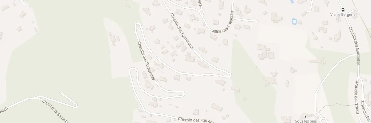 Plan du 2623 Che des Fumerates à Saint-Paul-de-Vence