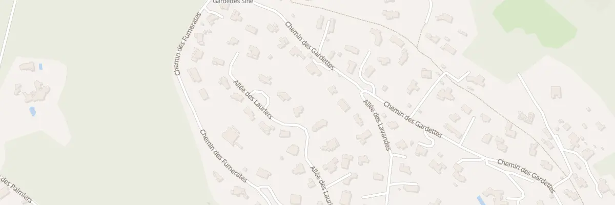 Plan du 184 All des Lauriers à Saint-Paul-de-Vence