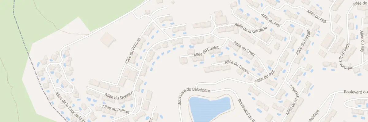 Plan du 5 All du Coulet Vaugrenier à Villeneuve-Loubet