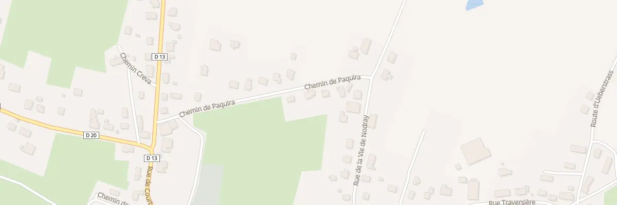 Plan du 24 Che du Paquira à Réchésy