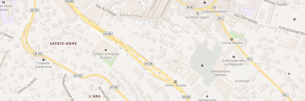 Plan du 42 Rue Gambetta à Vence